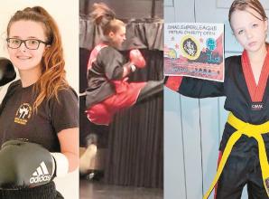 Children raise money for child mental health with martial arts competition